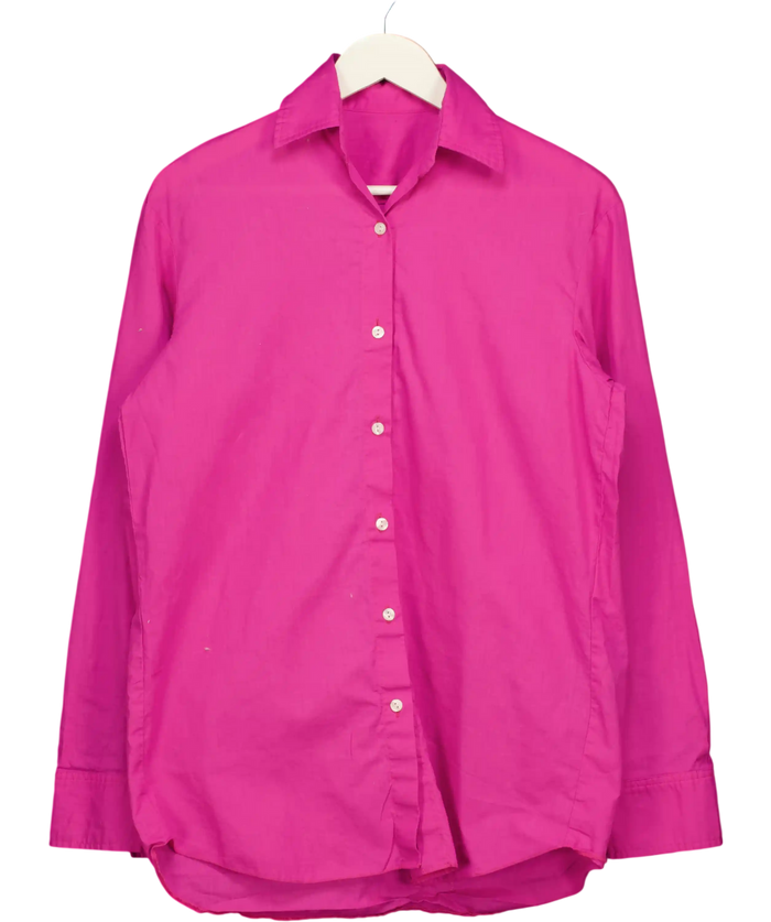 Hand Over Pink Long Sleeve Shirt UK L
