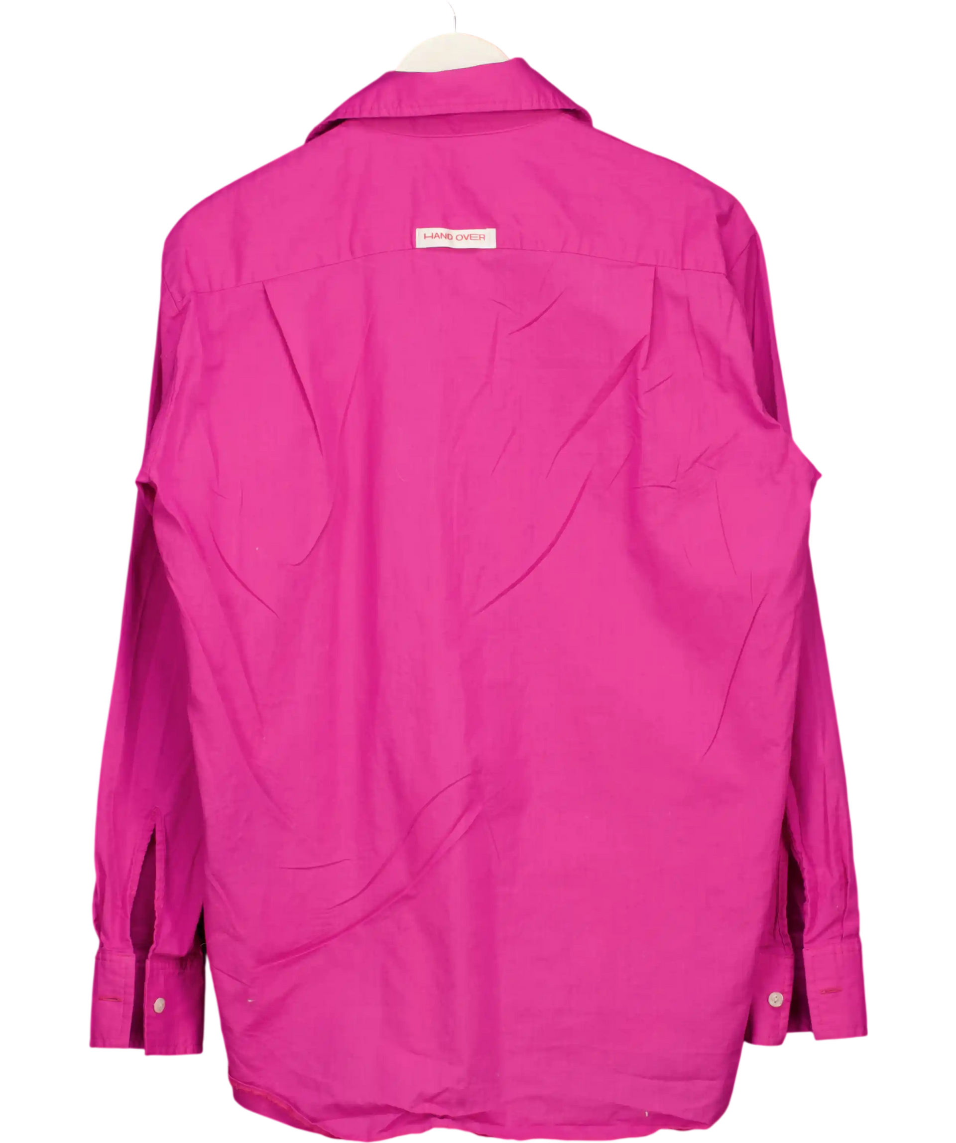 Hand Over Pink Long Sleeve Shirt UK L