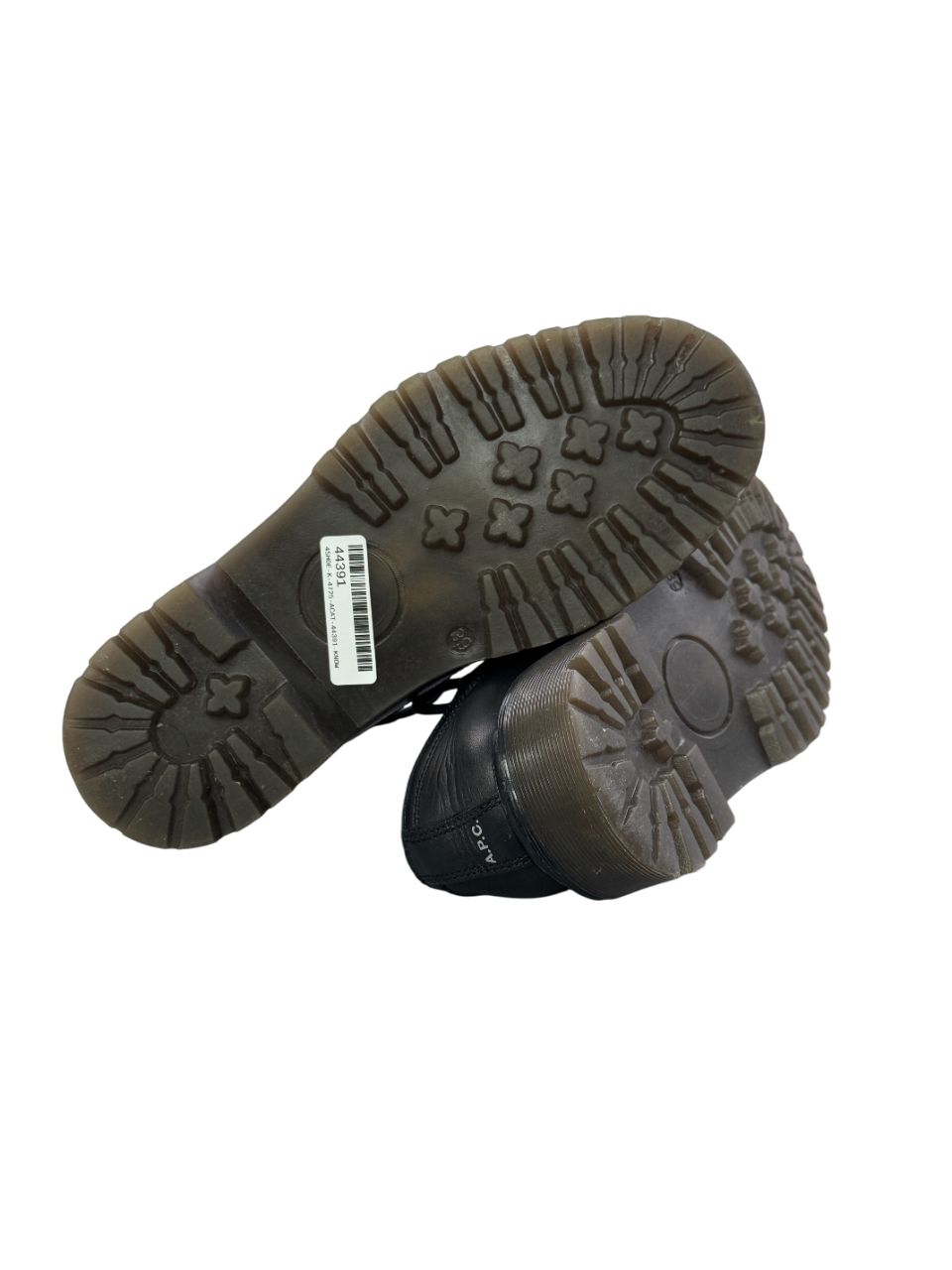 A.P.C. Black Ambre Derbys Lace Up Shoes UK 6 EU 39 👠