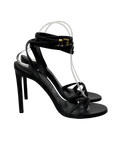 Michael Kors Black Collection Chrissy Leather Sandals UK 6 EU 39 👠