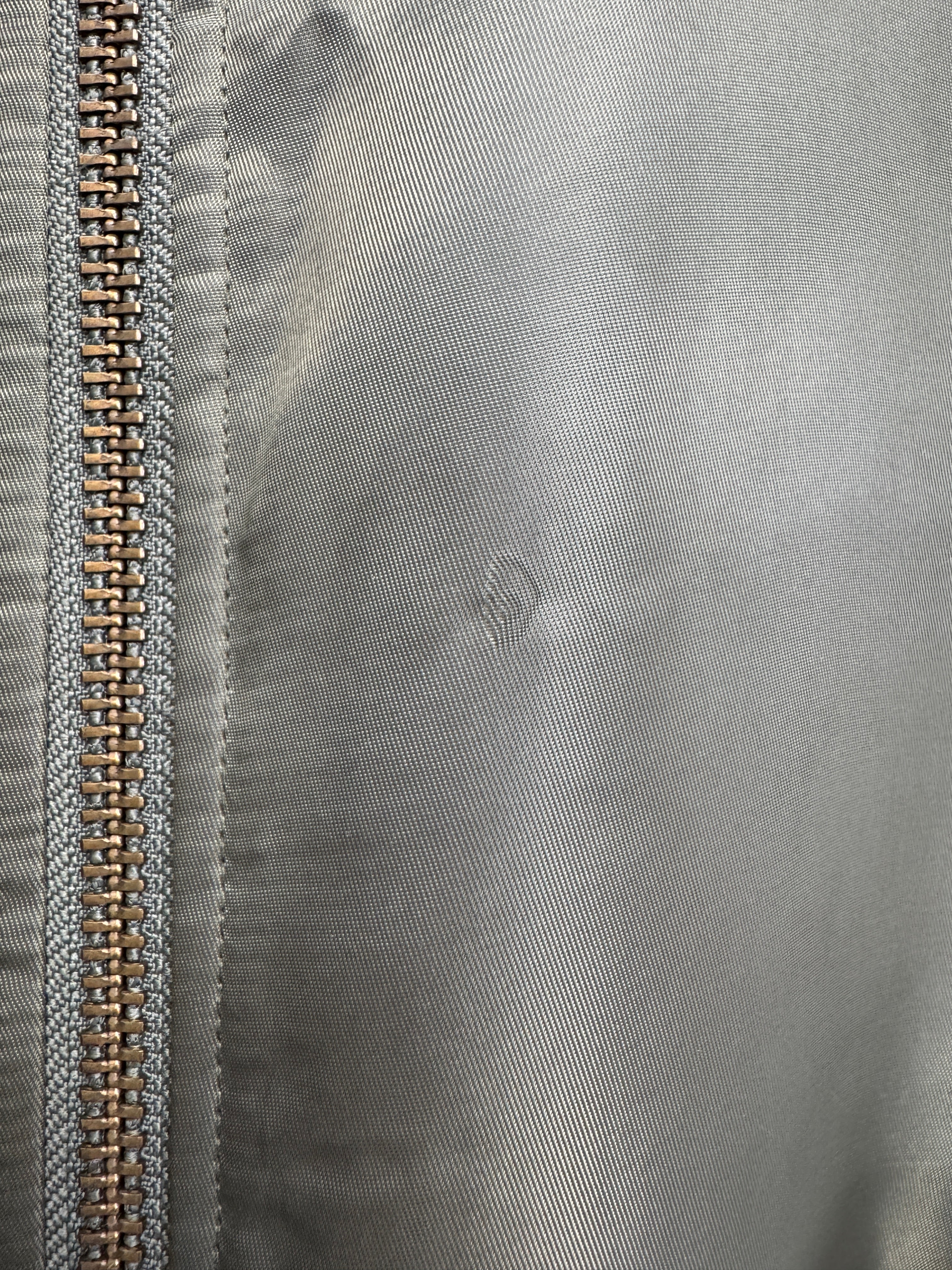 Anine Bing Green Leon Satin Bomber Jacket UK L