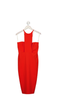 Alex Perry Red Sleeveless Midi Dress UK 14