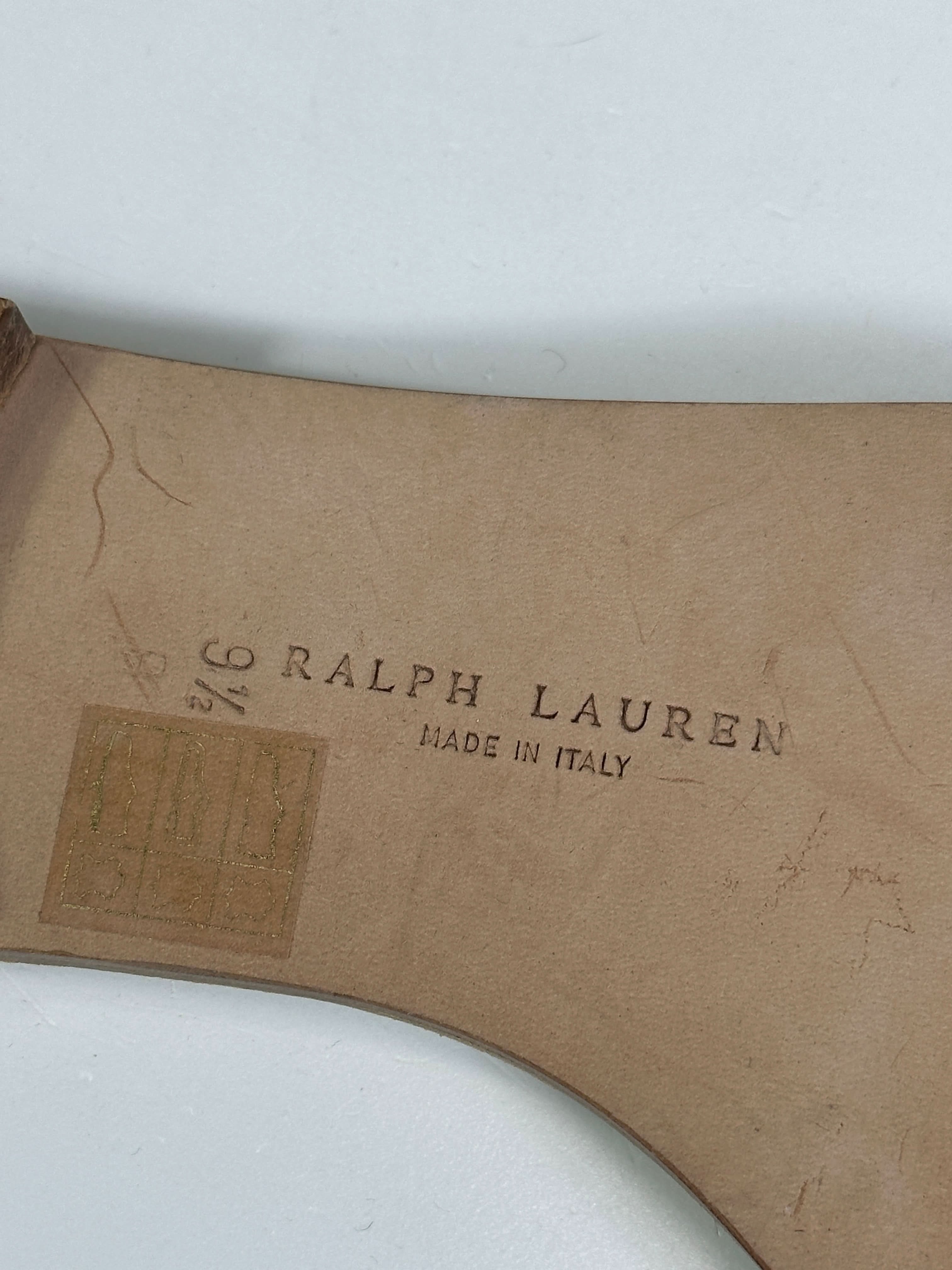 Ralph Lauren Multicoloured Suede Stripe Sandals UK 7.5 EU 40.5 👠