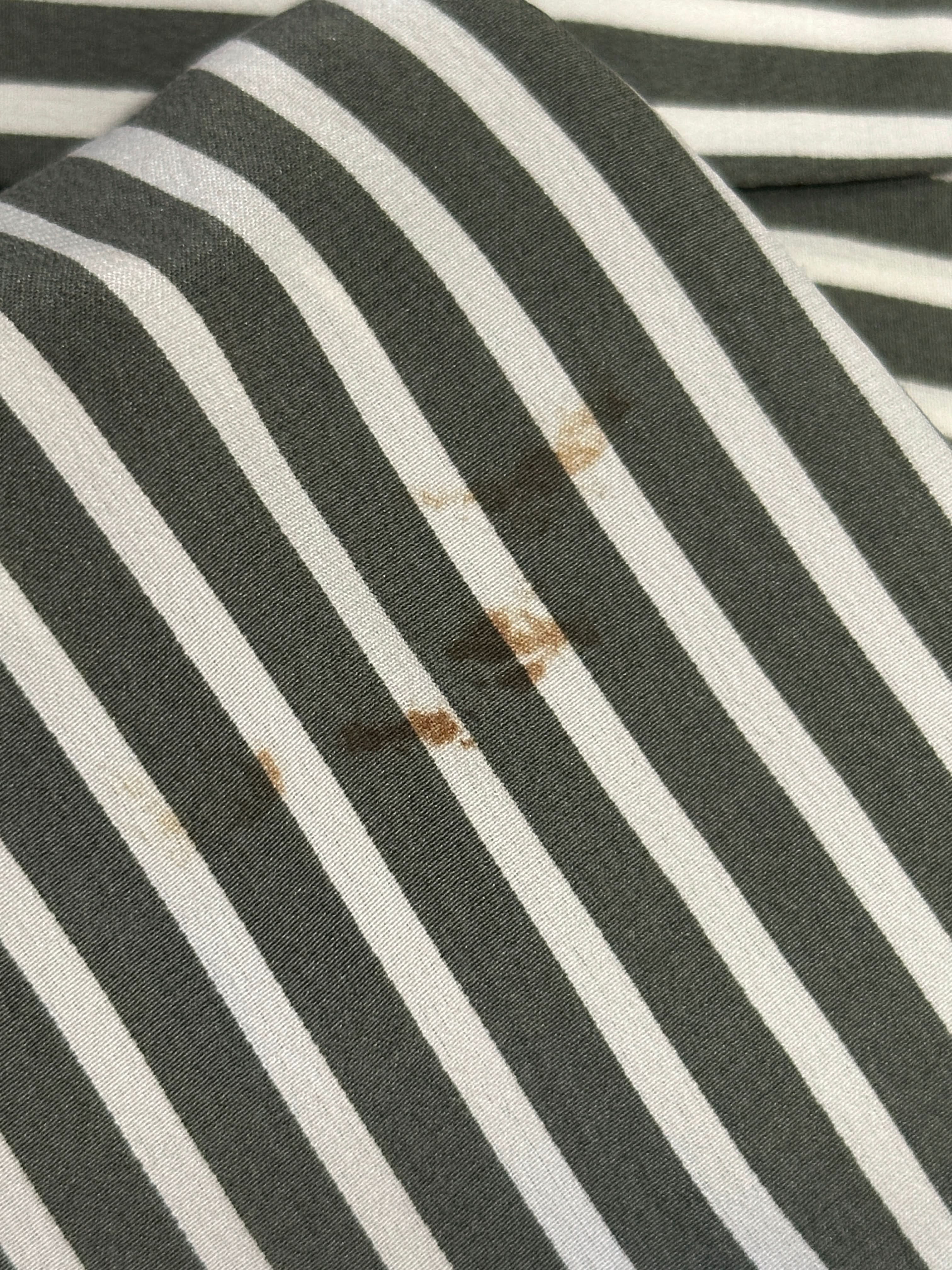 Equipment Green Striped Essential Washed Silk Shirt UK S