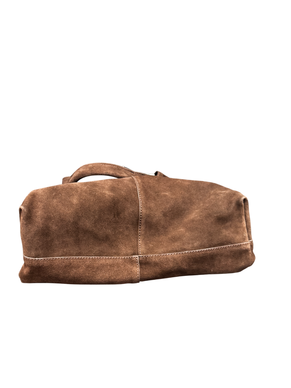 NEXT Chocolate Brown Real Suede Slouchy Shoulder Bag