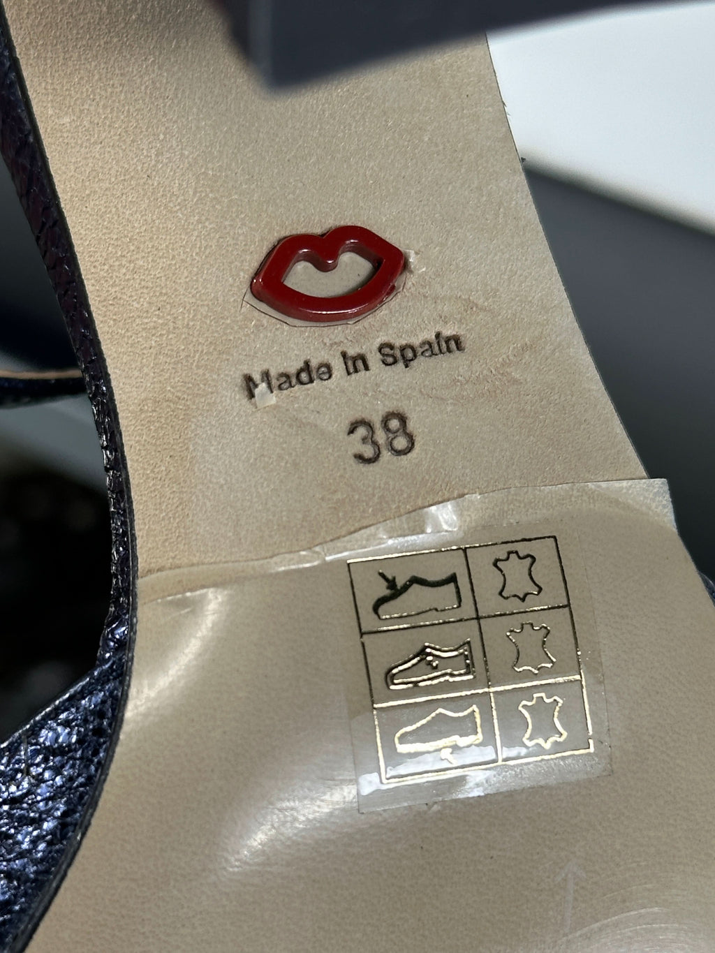 lulu guinness Midnight Blue Sparkle Heels UK 5 EU 38 👠