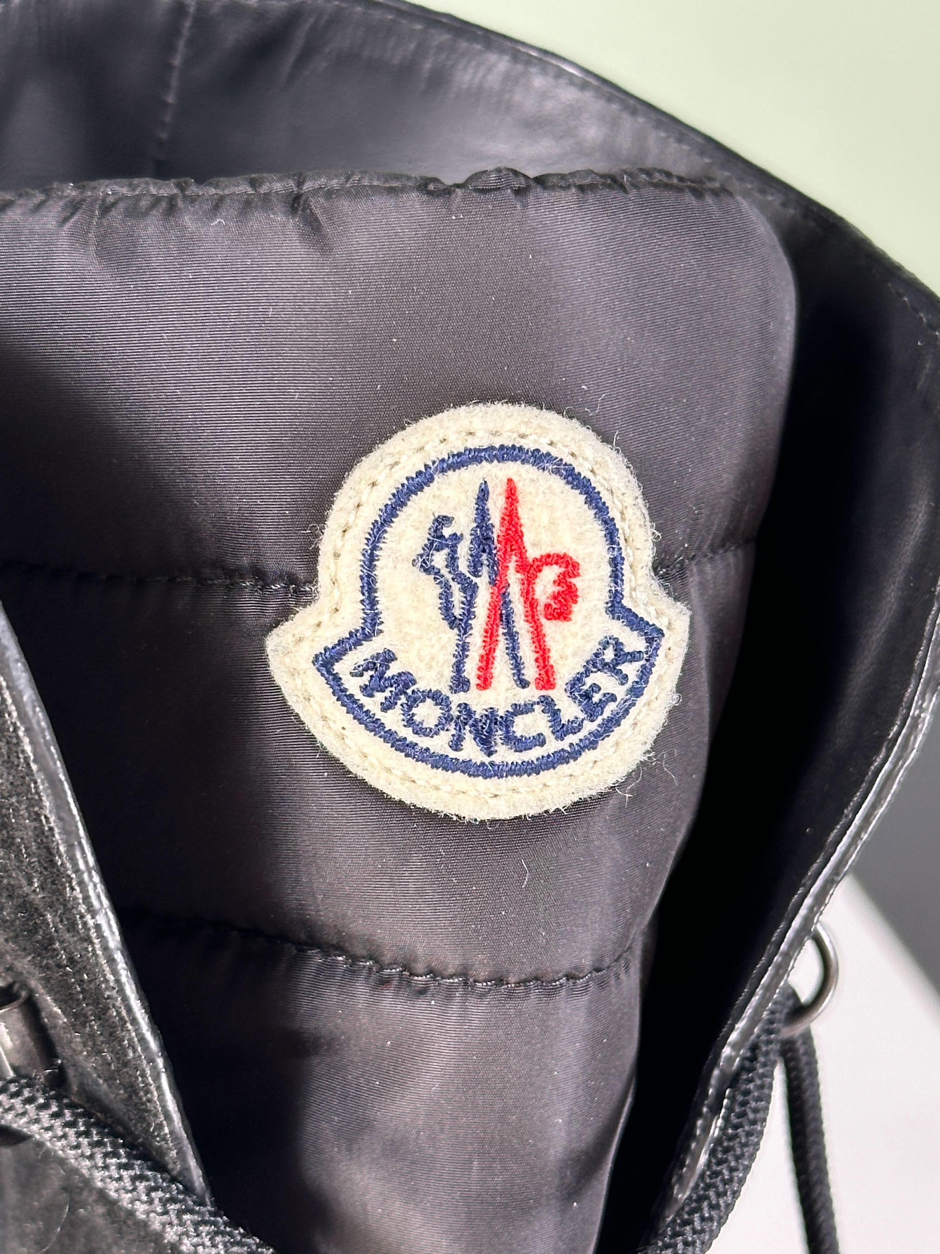 Moncler Black Resile Trek Water Resistant Ankle Boots UK 5 EU 38 👠