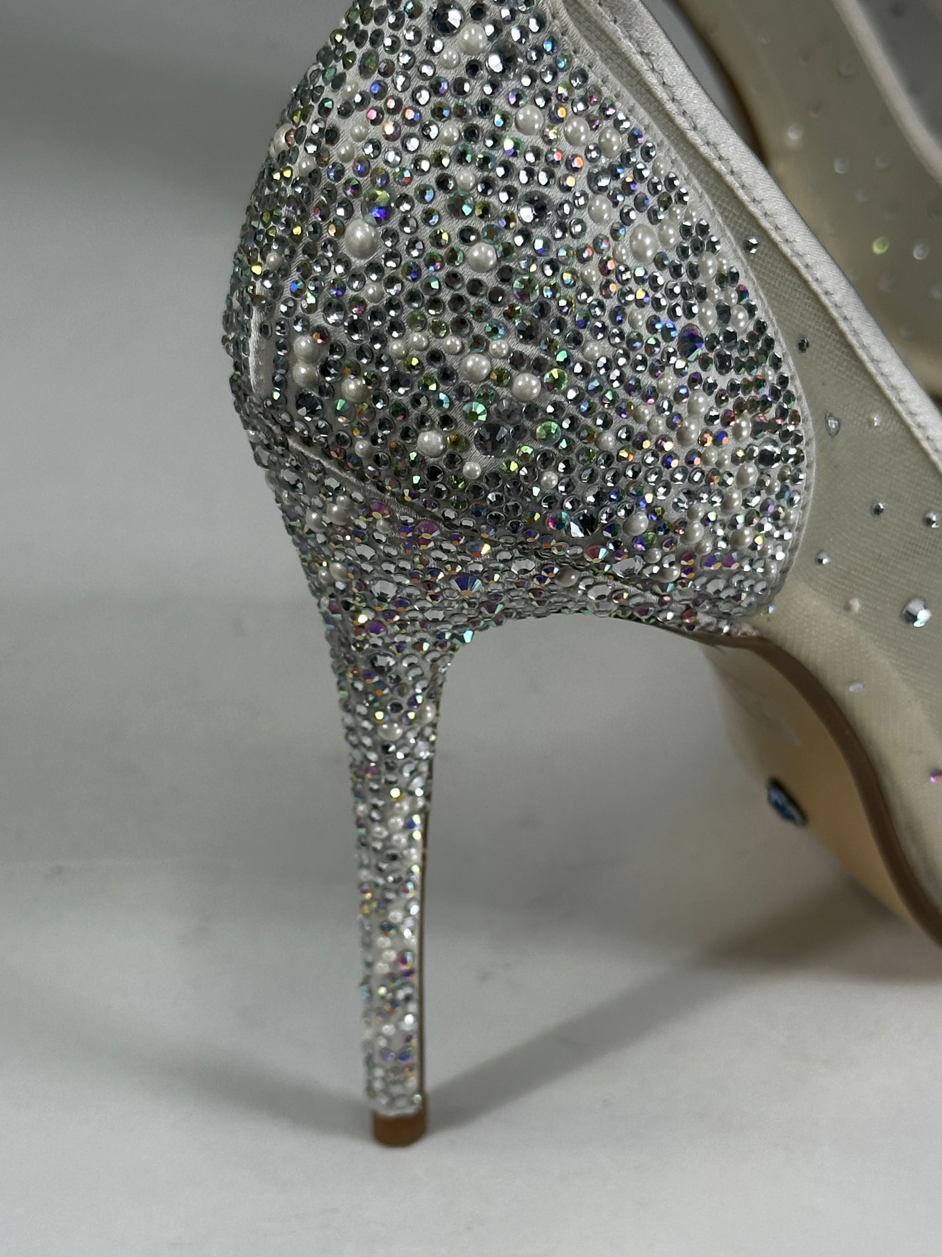 Dune White 'brightest' Court Shoes UK 4 EU 37 👠