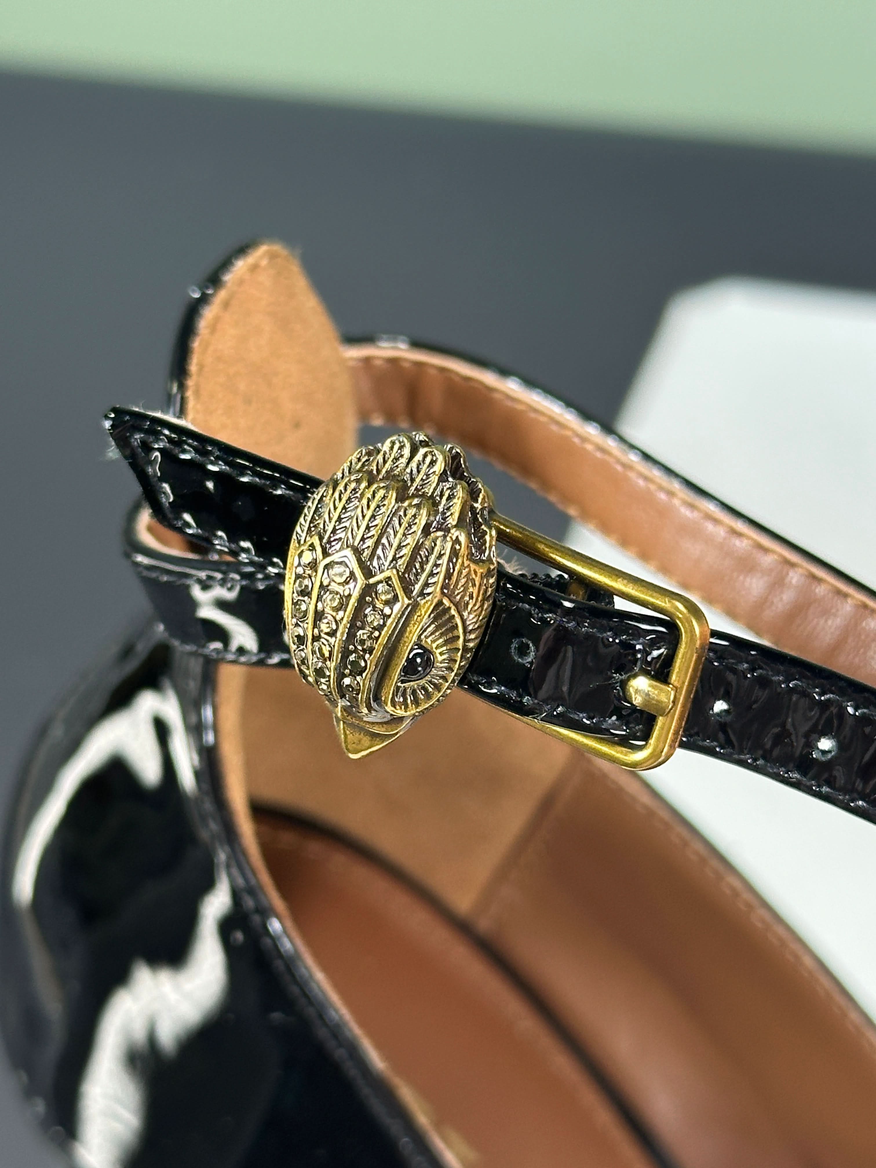 Kurt Geiger Black Shoreditch Platform Court Shoes UK 5 EU 38 👠