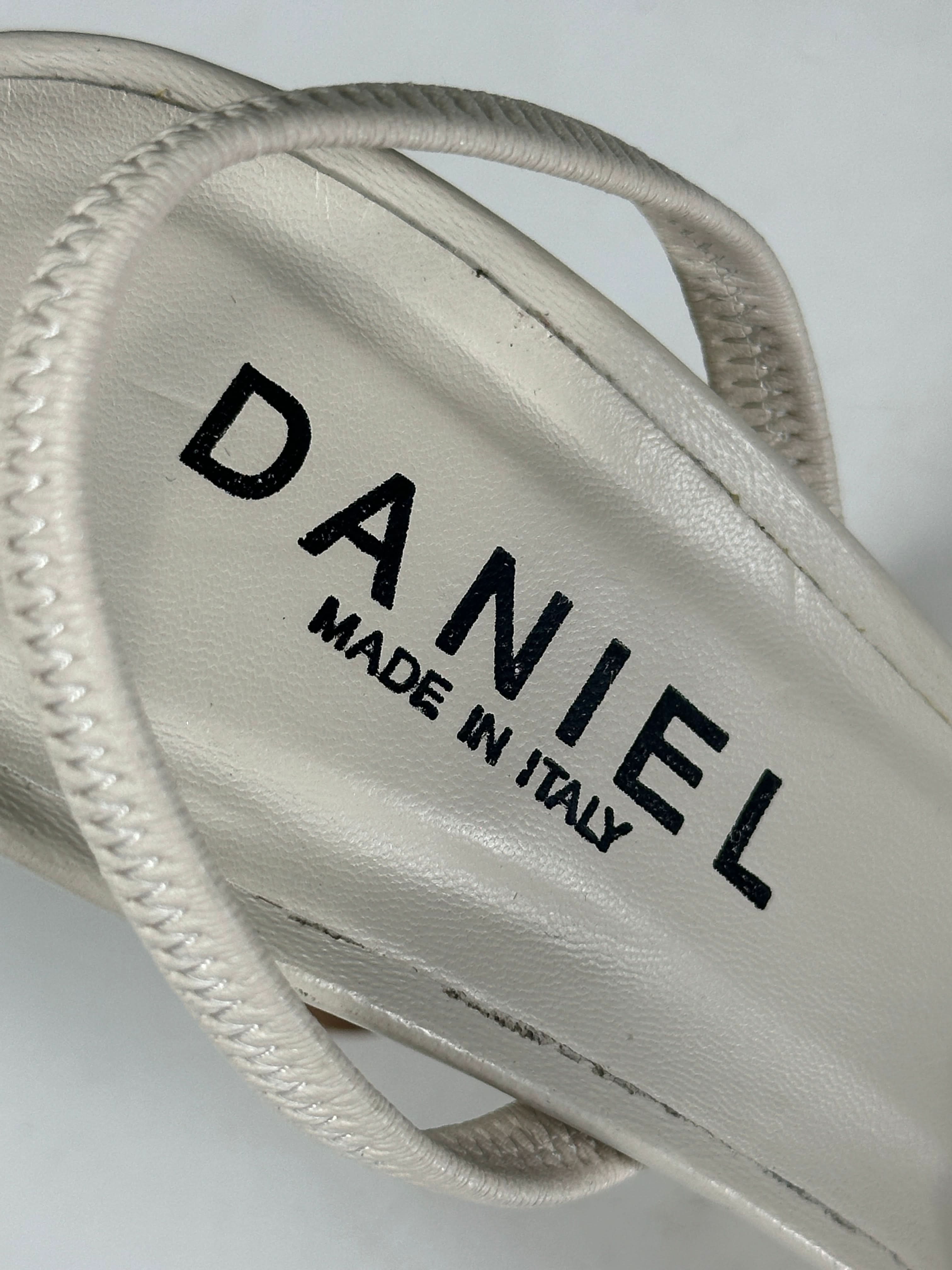 Daniel Cream Tiffarlie Woven Sling Back Court Shoes UK 5 EU 38 👠