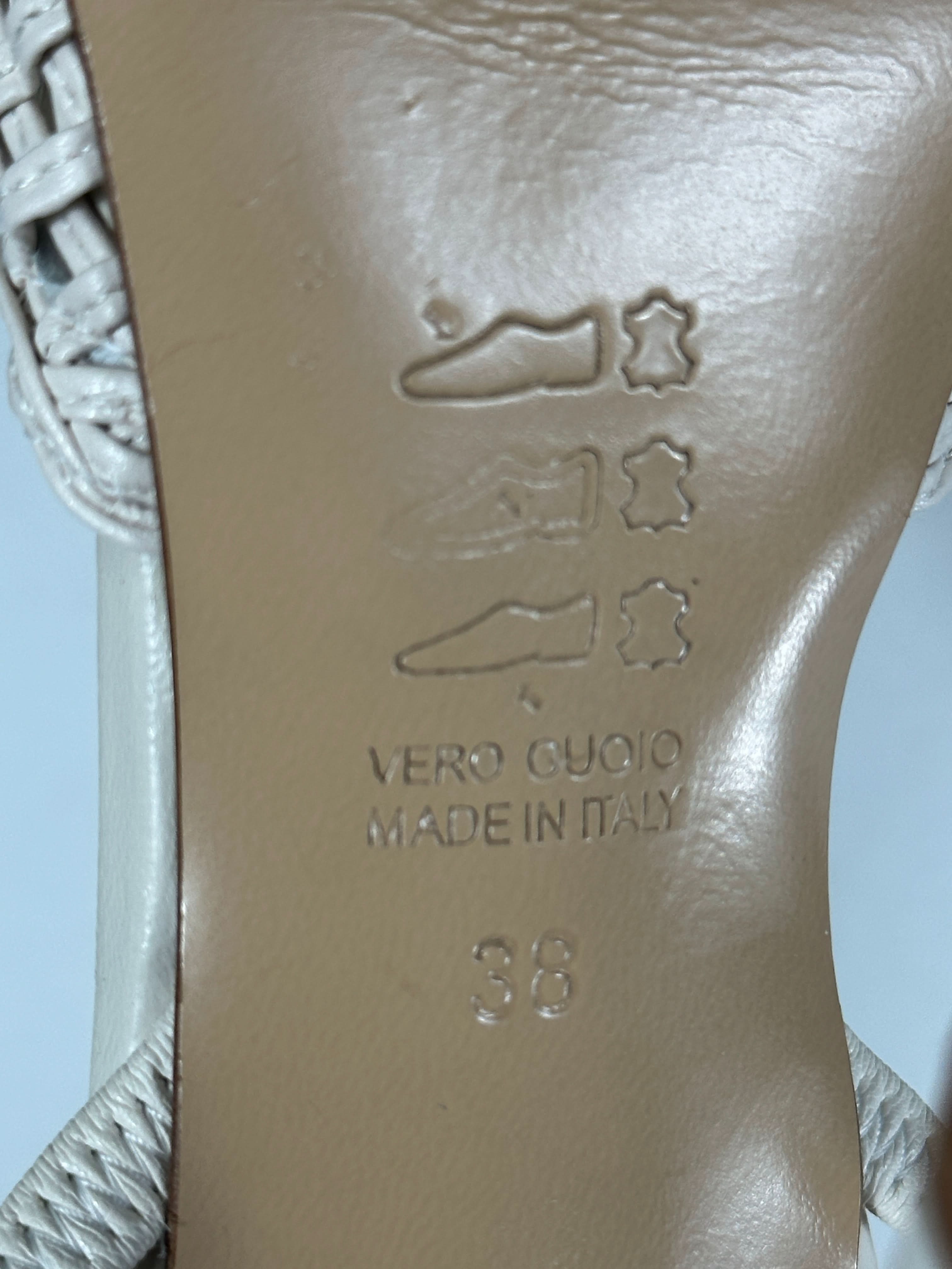 Daniel Cream Tiffarlie Woven Sling Back Court Shoes UK 5 EU 38 👠