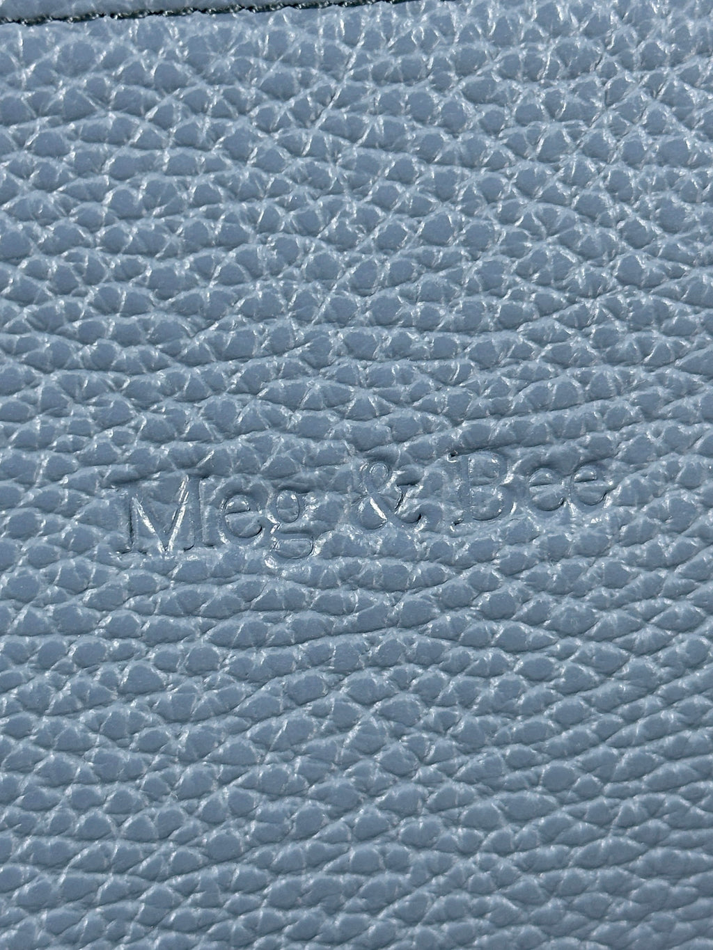 Meg & Bee Blue Leather / Multi Burford Mini Slouchy Tote