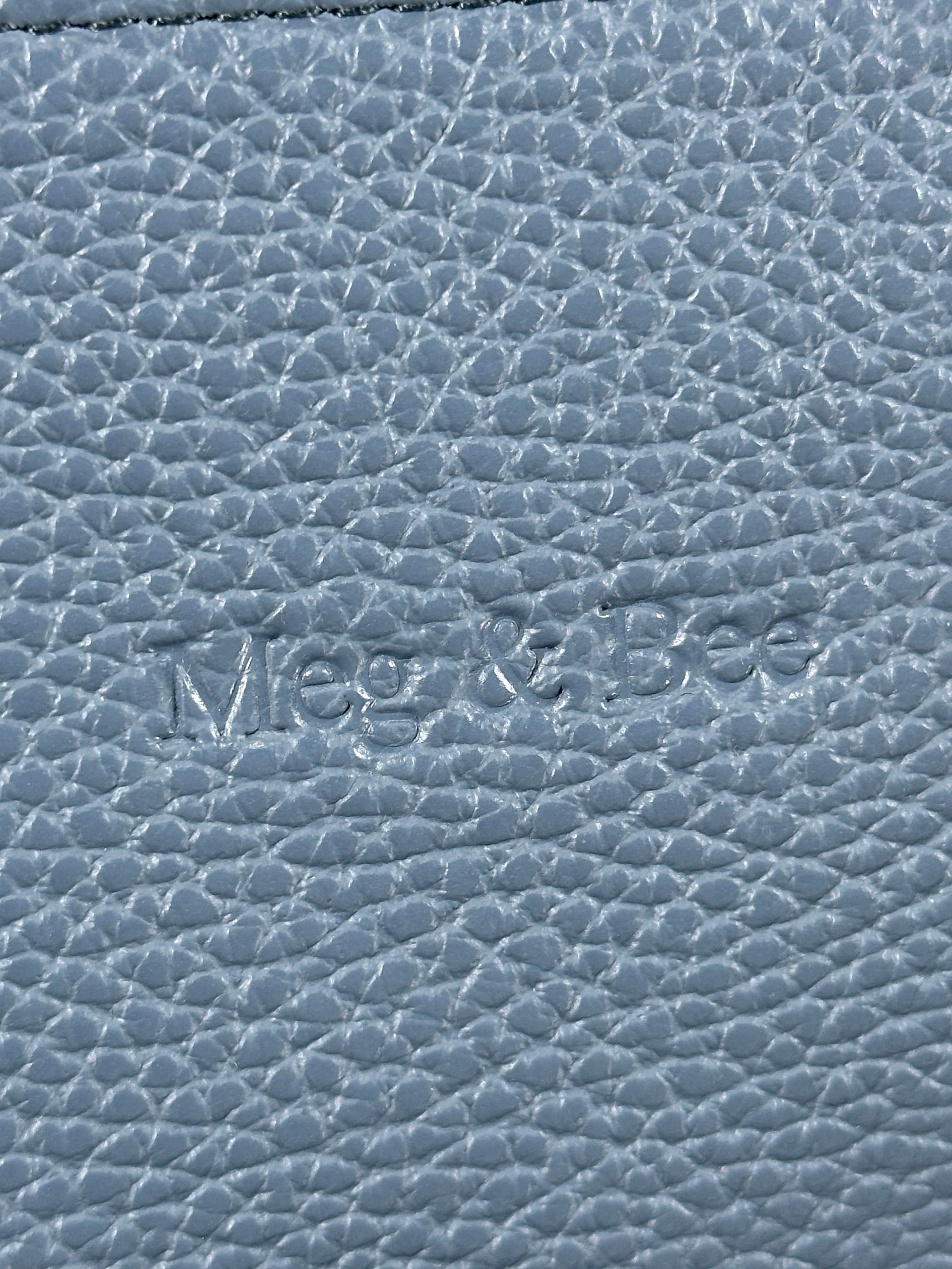 Meg & Bee Blue Leather / Multi Burford Mini Slouchy Tote