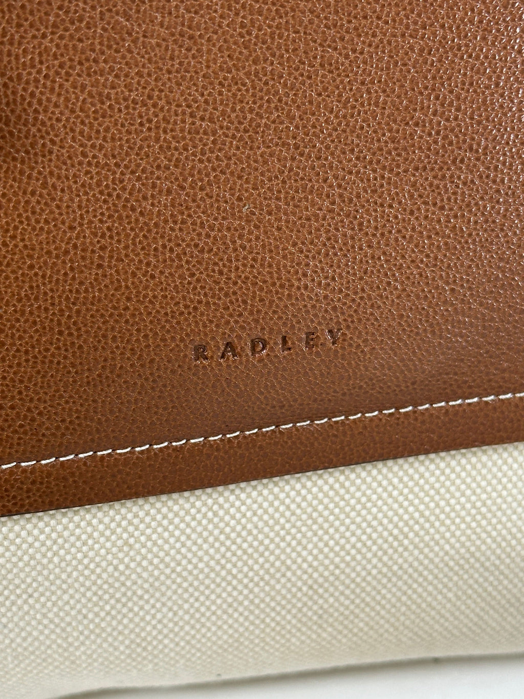 Radley London Brown The Burlington Canvas And Leather Handbag