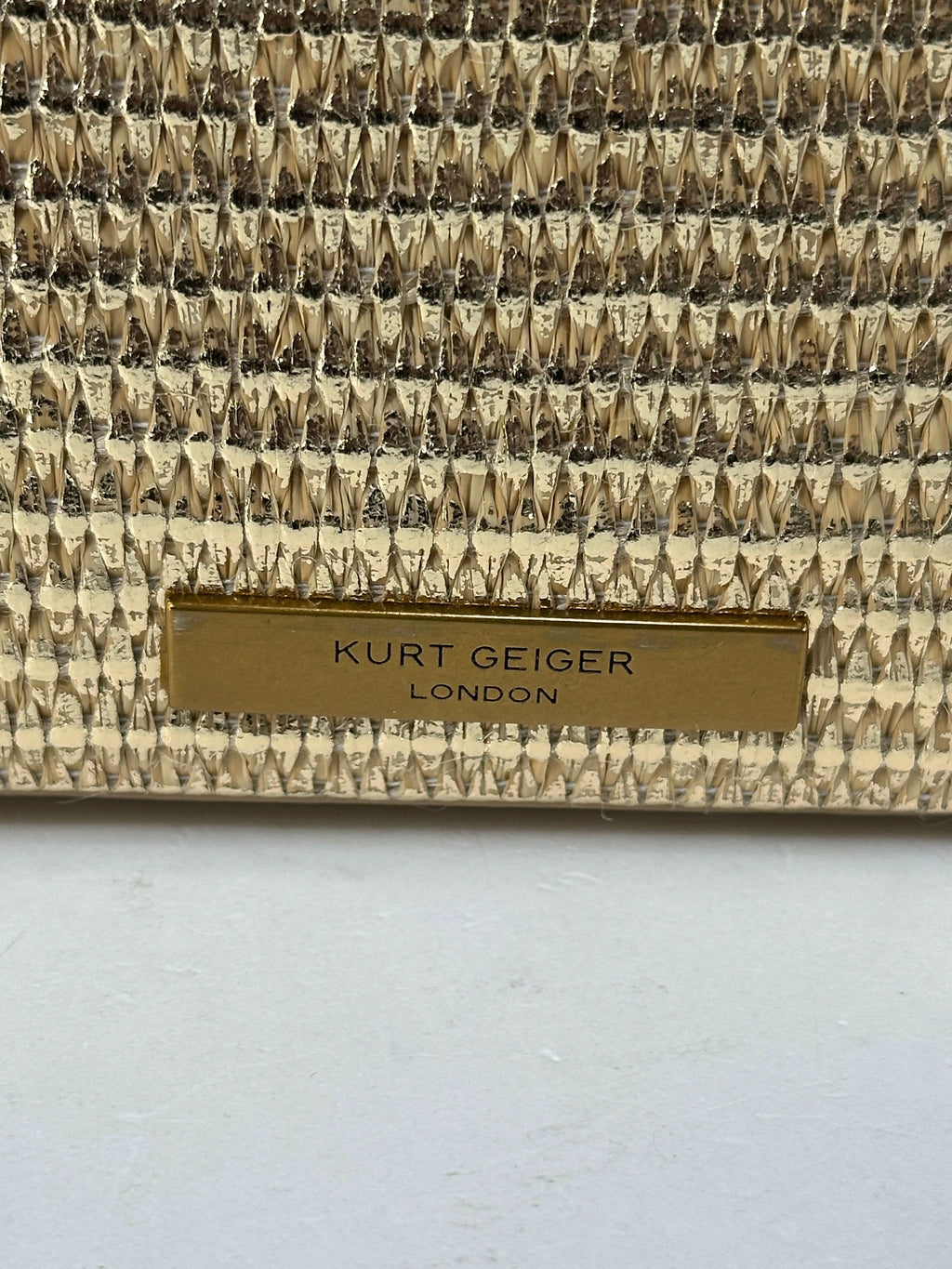 Kurt Geiger Brown Mini 3D Flower Bond Shoulder Bag with chain strap