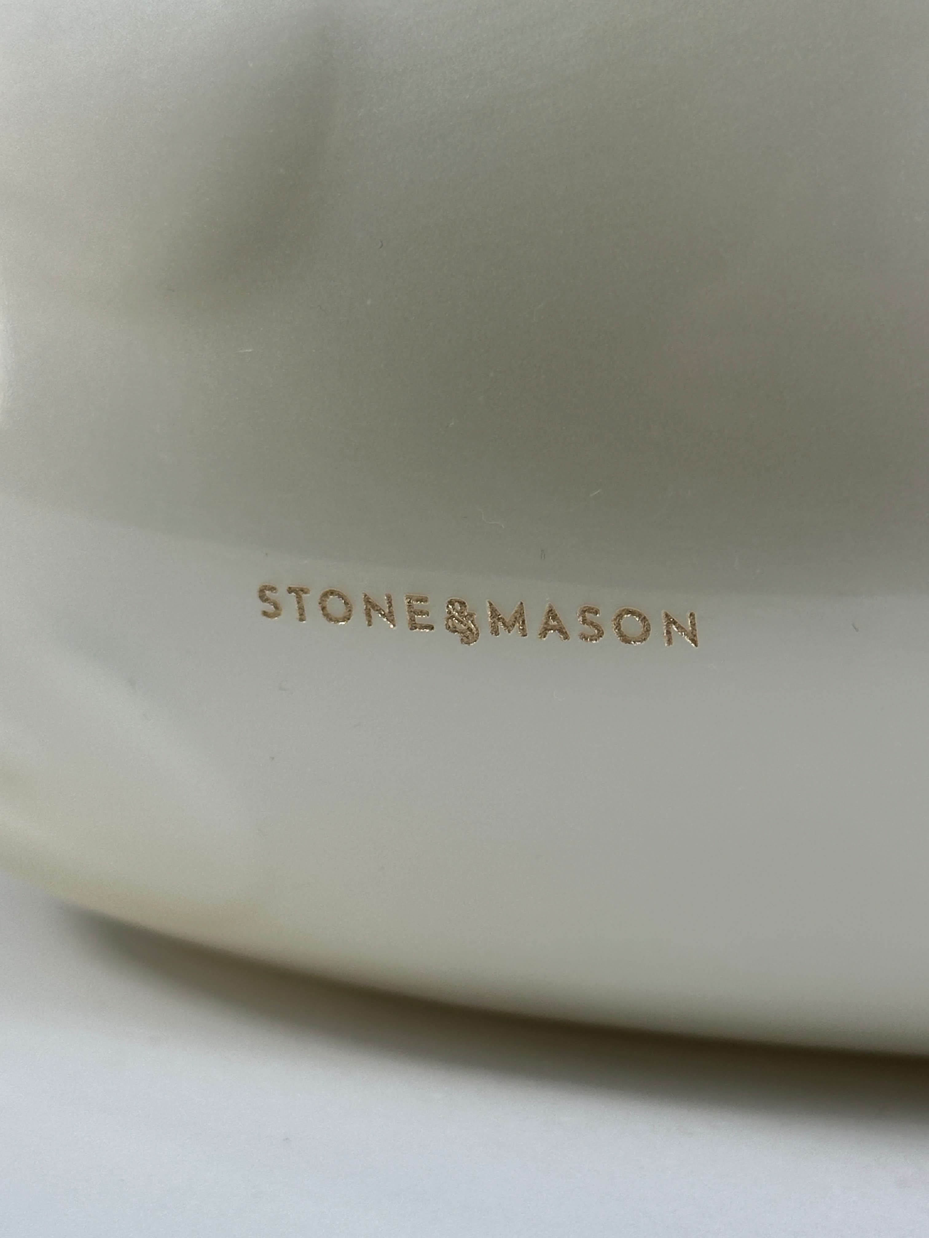 Stone & Mason Cream The Fluffy Pearl Stone Bag
