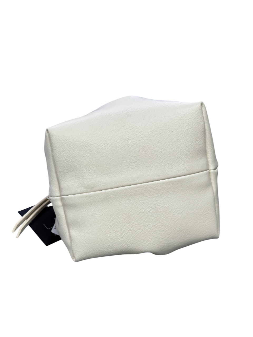 River Island Cream Metal Grab Bag With Gold Detail