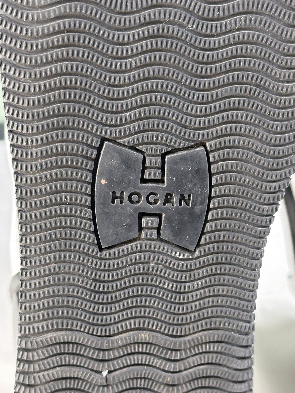 HOGAN Black / White Platform "H" Logo Trainers UK 5.5 EU 38.5 👠