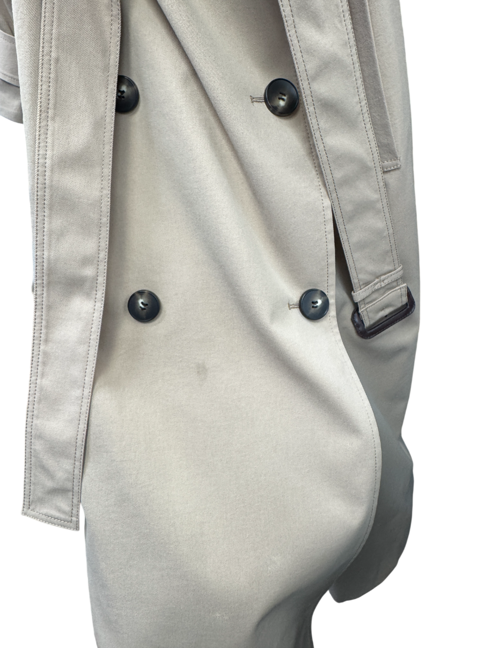 Camilla And Marc Beige Classic Camel Trench Coat UK XS/S