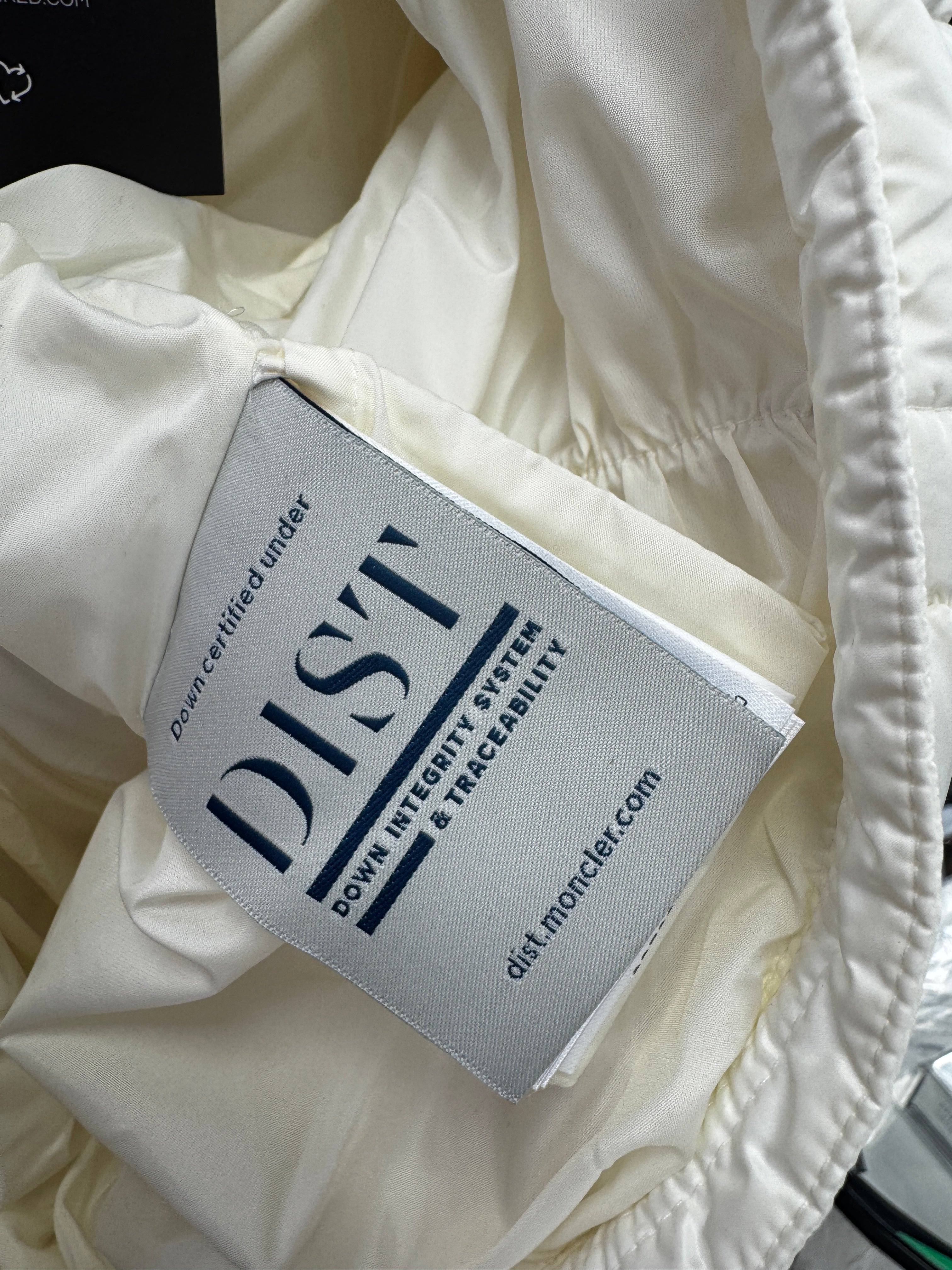 MONCLER Cream Feather And Down Filled Fur Hooded SKI Snowsuit 2 Years