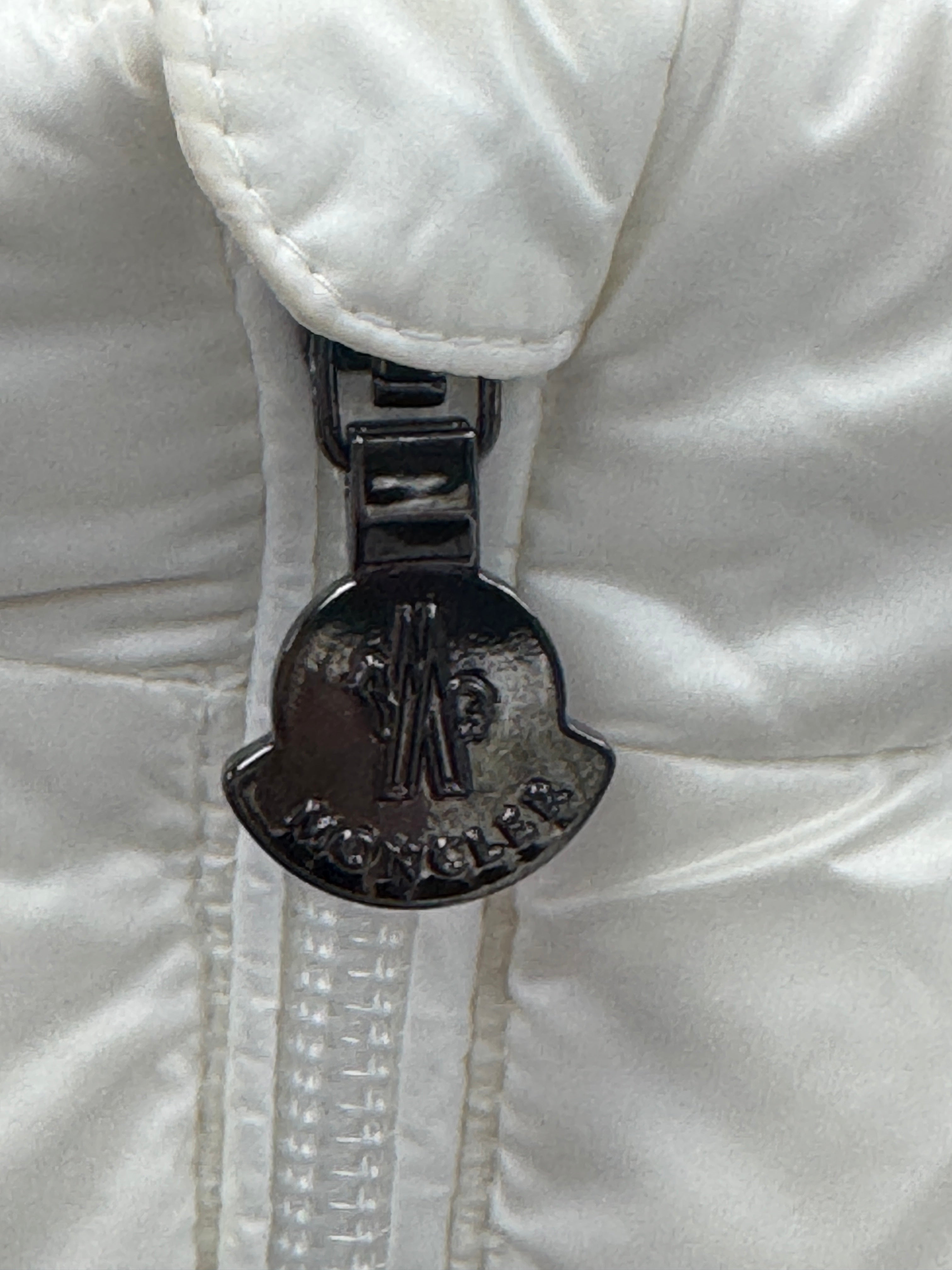 MONCLER Cream Feather And Down Filled Fur Hooded SKI Snowsuit 12-18 Months