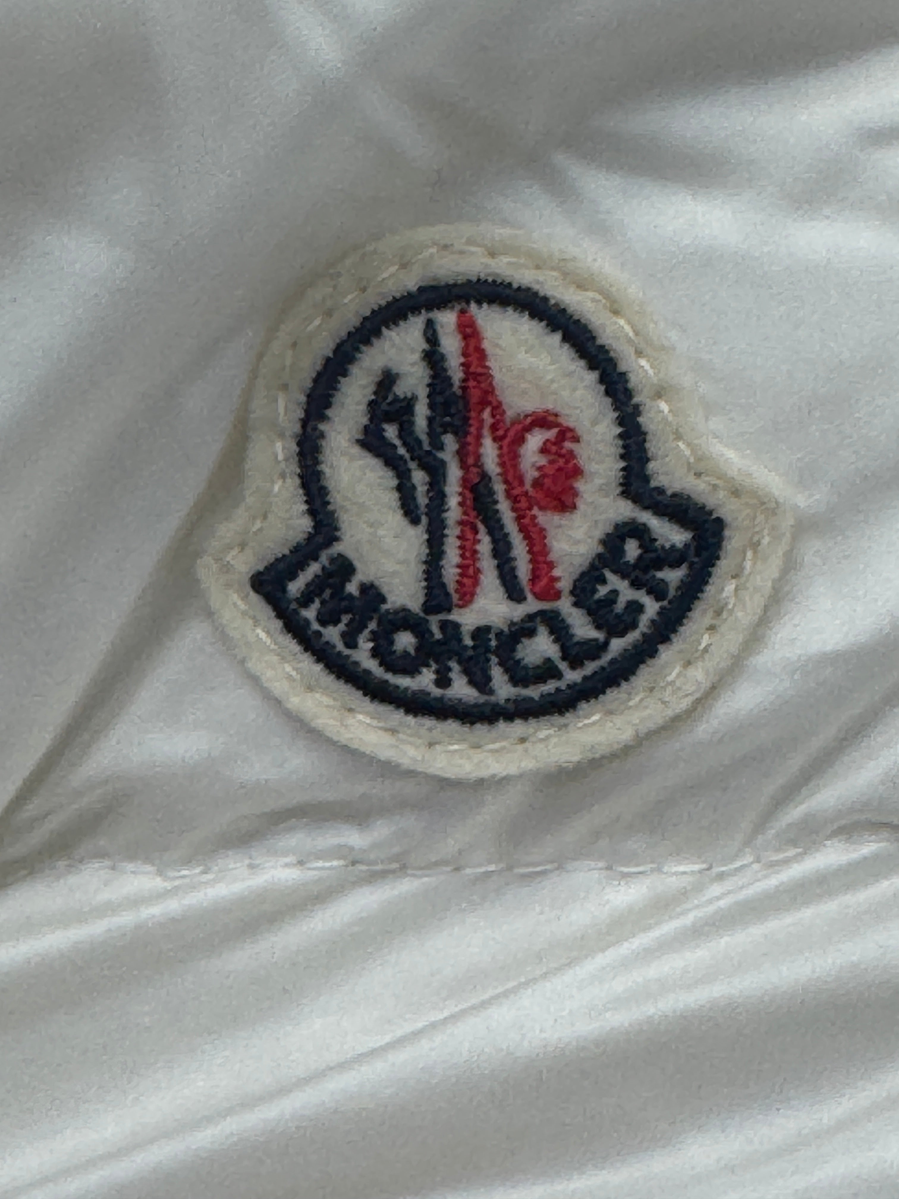 MONCLER Cream Feather And Down Filled Fur Hooded SKI Snowsuit 3 Years