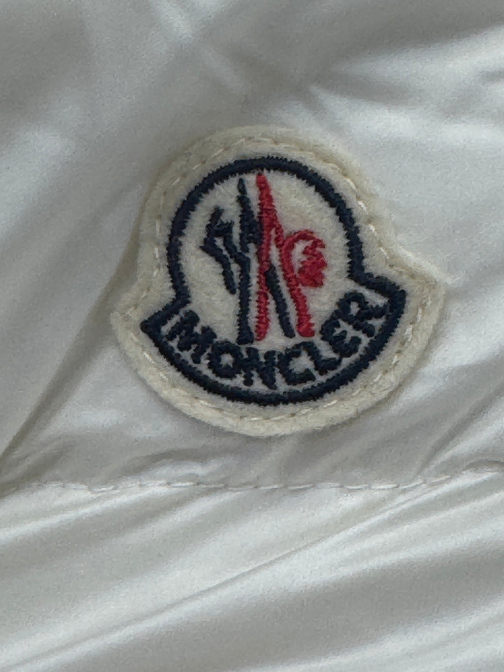 MONCLER Cream Feather And Down Filled Fur Hooded SKI Snowsuit 2 Years