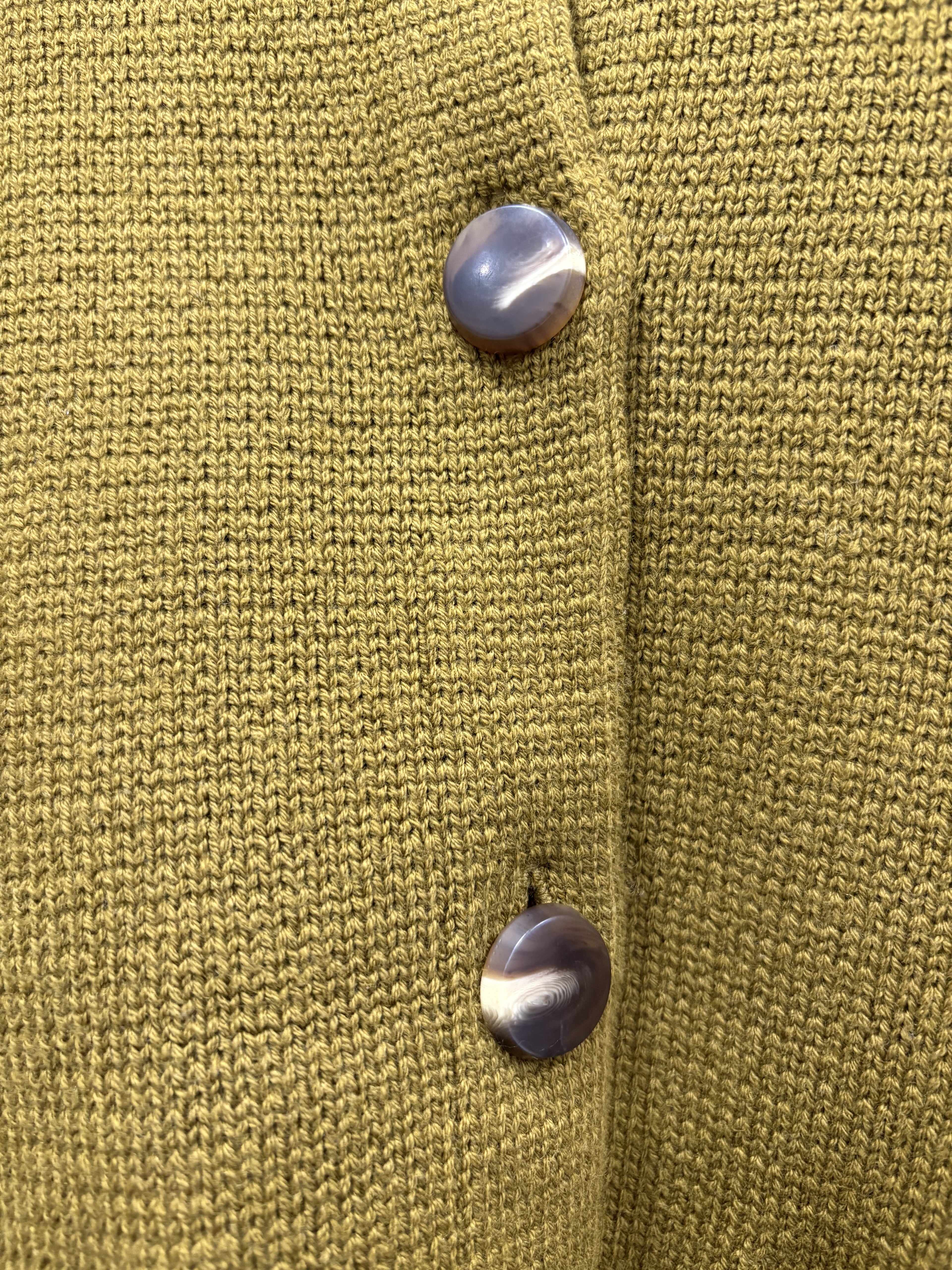 Sezane Green Organic Wool Blend Valerio Jacket Cardigan UK M