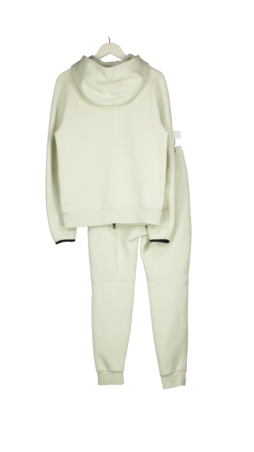 NIKE Beige 2-piece Tech Fleece Hoodie And Jogger Set UK S