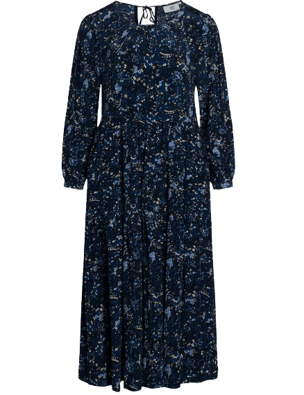 Noa Noa Blue Paisley Air Crepe Dress UK 12