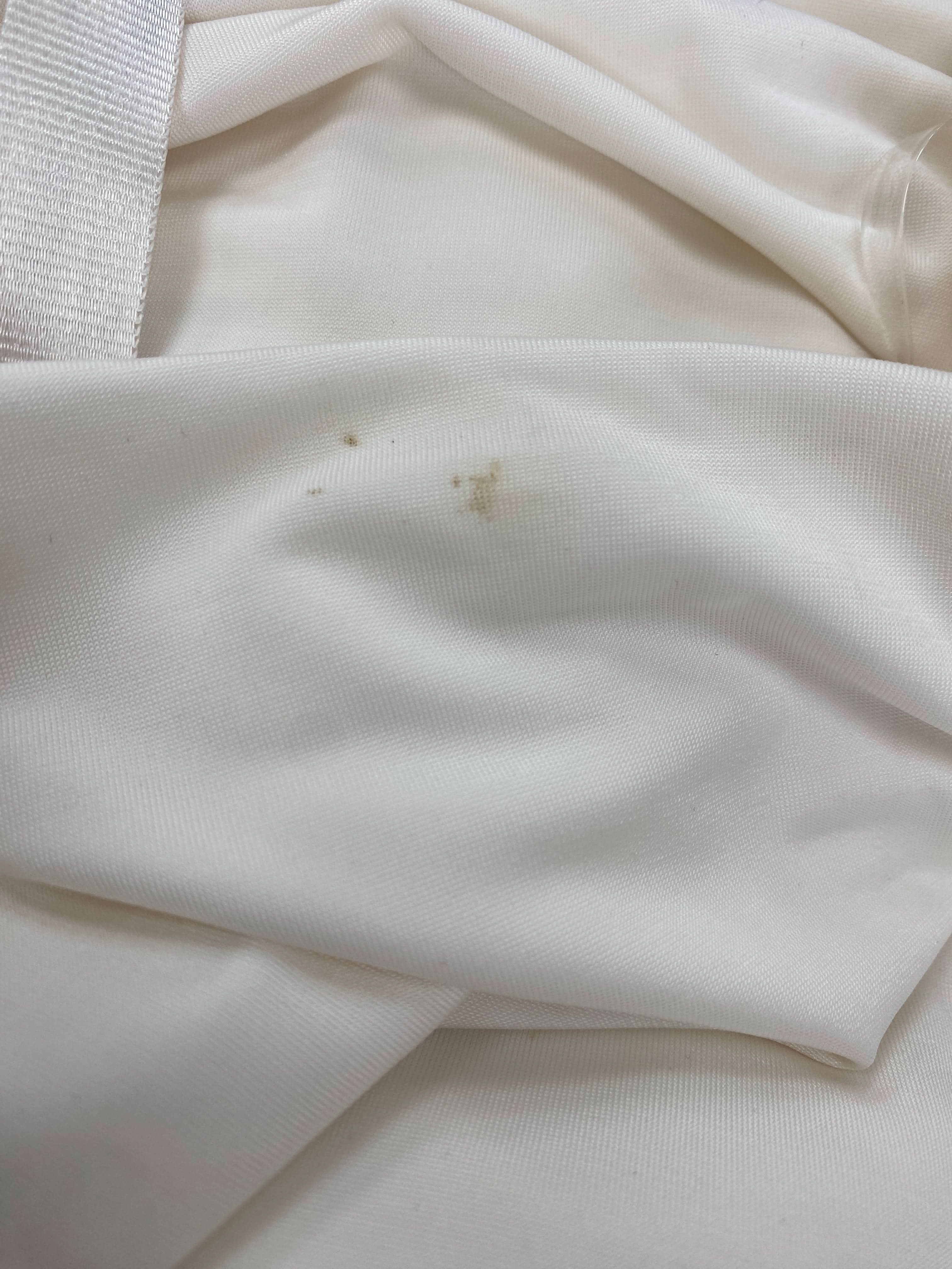 Mistress Rocks White Mesh Panelled Maxi Skirt UK XS