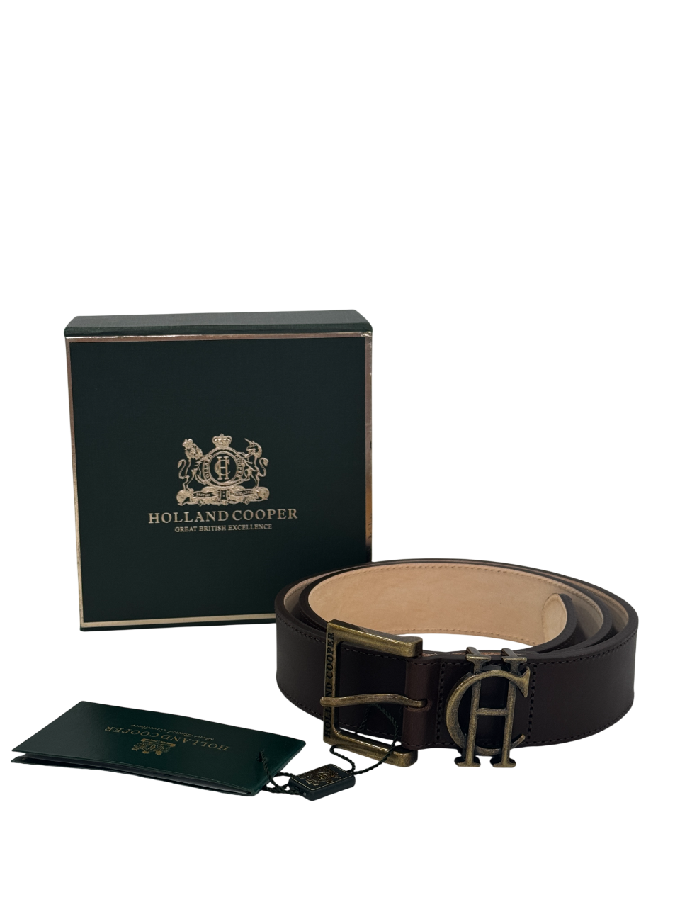 Holland Cooper Brown Mens Mens Classic Belt UK M