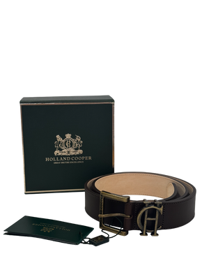 Holland Cooper Brown Mens Mens Classic Belt UK M
