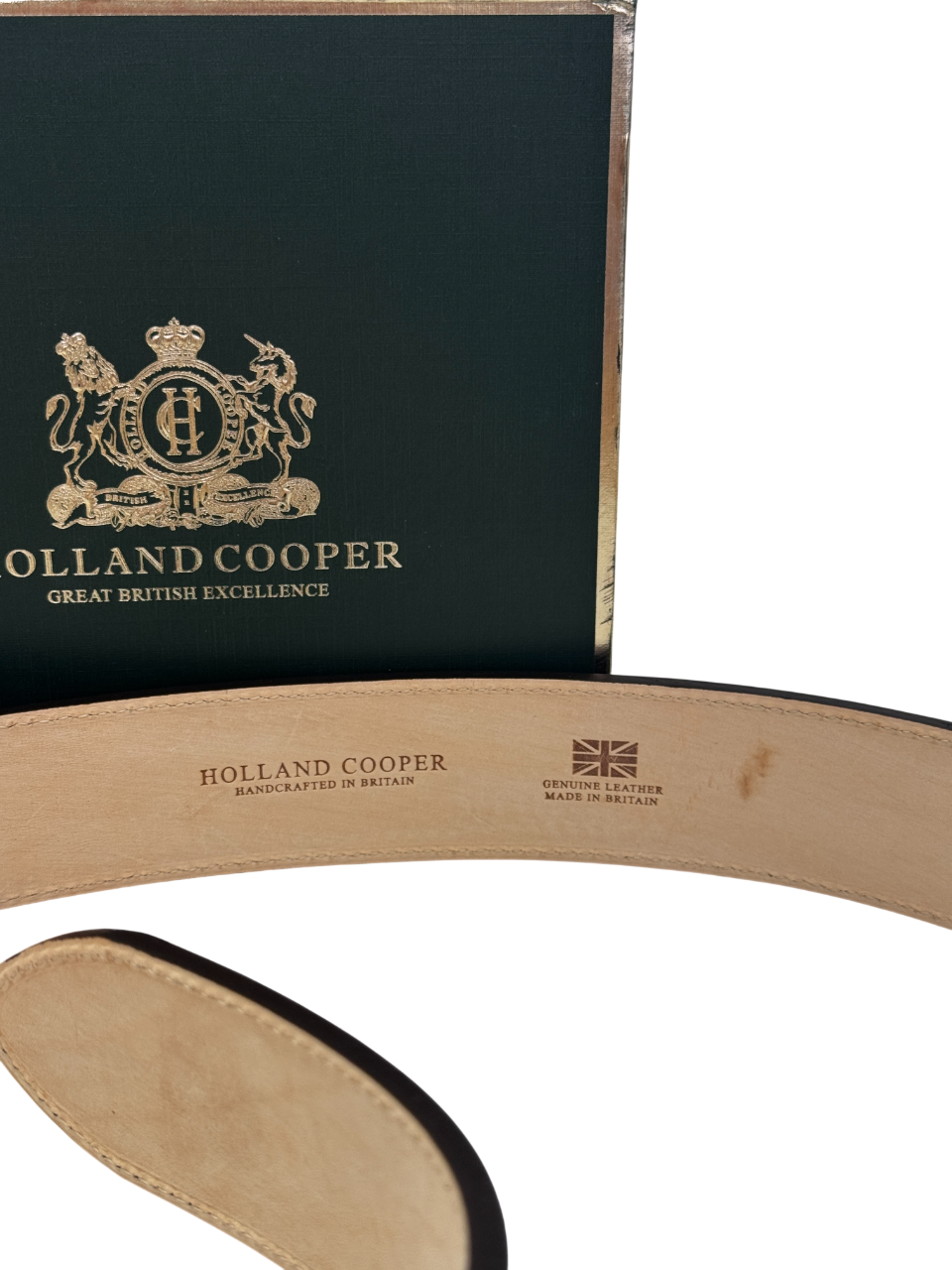 Holland Cooper Brown Mens Mens Classic Belt UK M