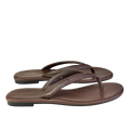 Alias Mae Chocolate Brown Leather Toe Thong Sandals UK 6 EU 39 👠