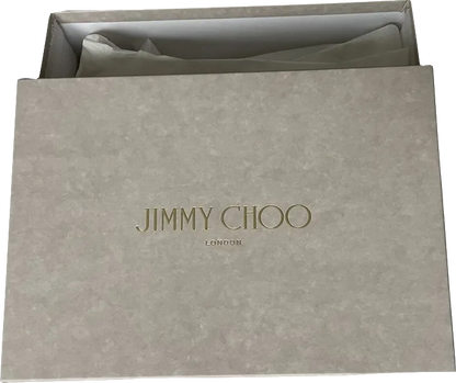 Jimmy Choo Nude Saoni 100 Suede Pumps With Crystal And Pearl Embellishments BNIB UK 4 EU 37 👠