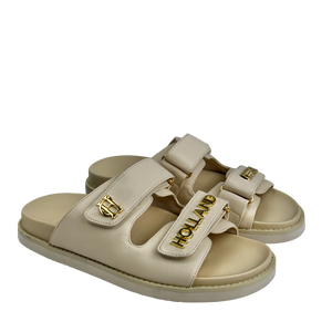 HOLLAND COOPER Cream Abbot Slide Sandals UK 4 EU 37