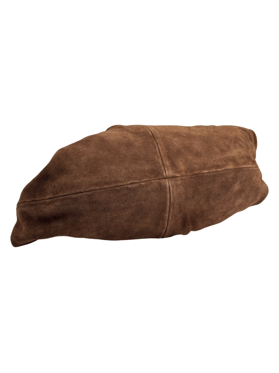 ASOS Chocolate Brown Real Suede Cloud Clutch Purse In Chocolate
