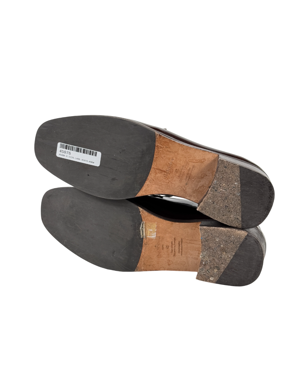 BOBBIES PARIS Dark Brown Raphaëlle Leather Loafers With Gold Snaffle UK 9 EU 42 👠