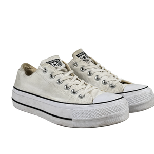 Converse White Off-white Flatform Trainers UK 5 EU 37.5