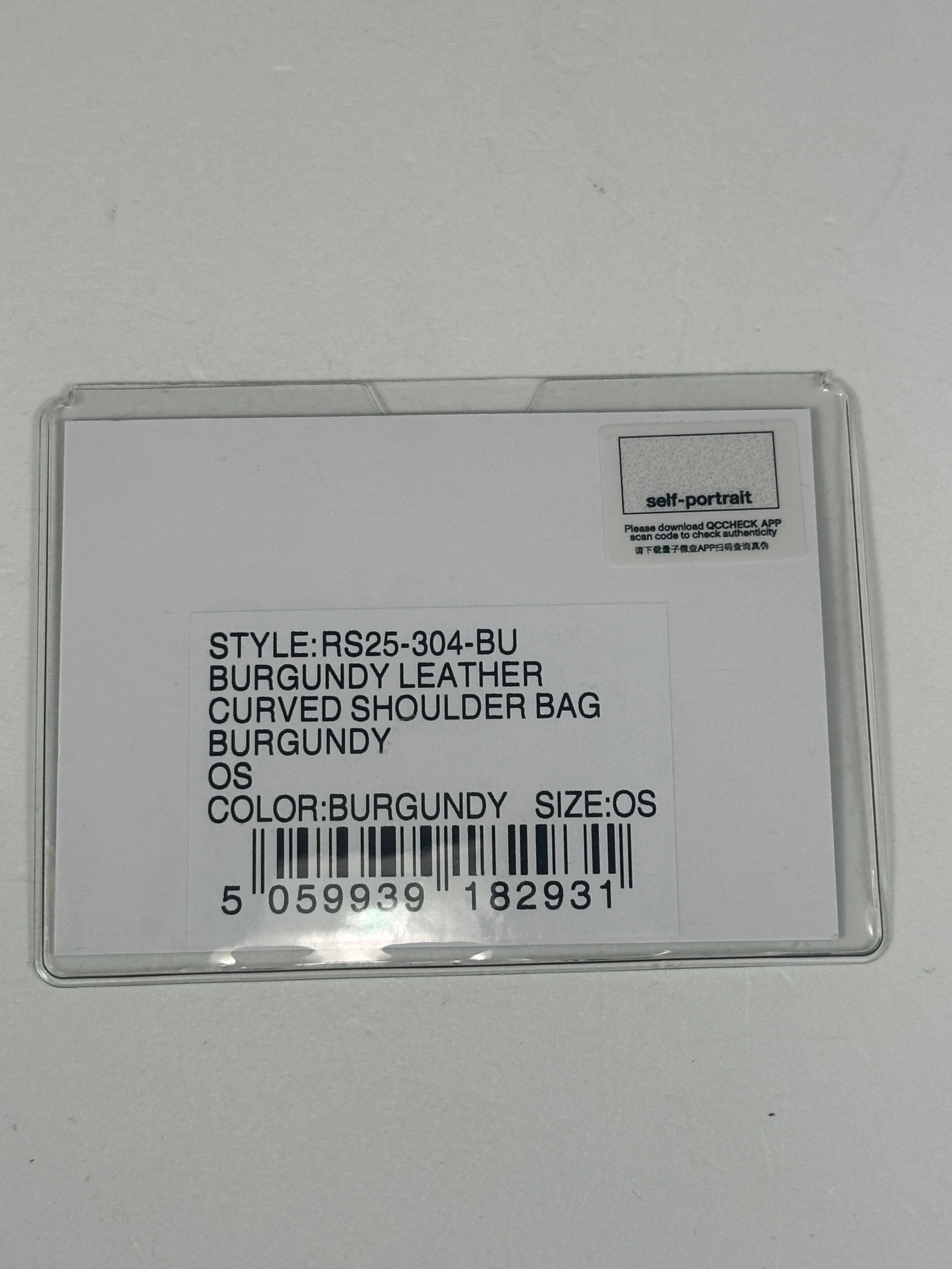 Self-Portrait Red Bow-embellished Curved Leather Shoulder Bag