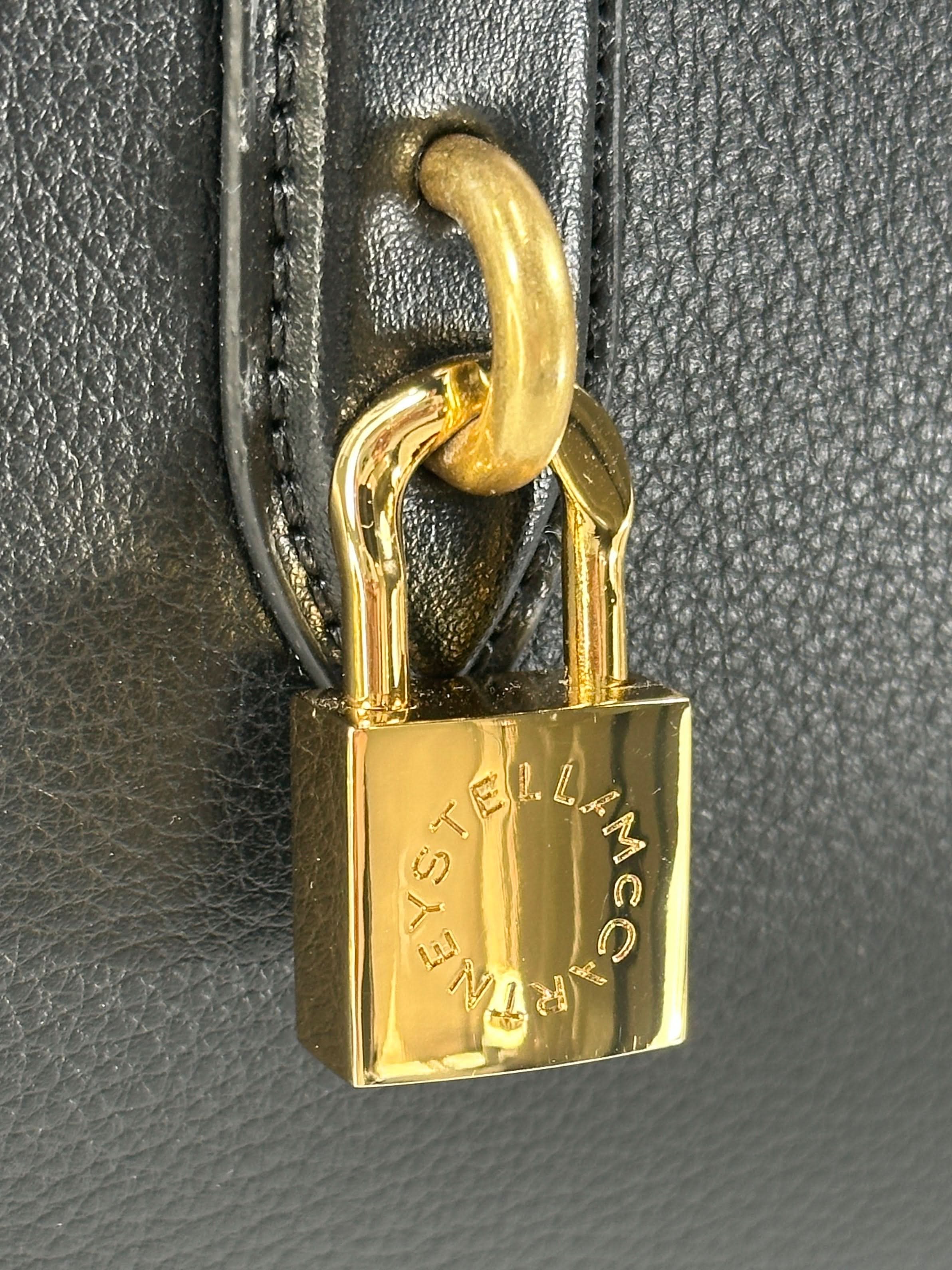 Stella McCartney Black Ryder Faux Leather Shoulder Bag