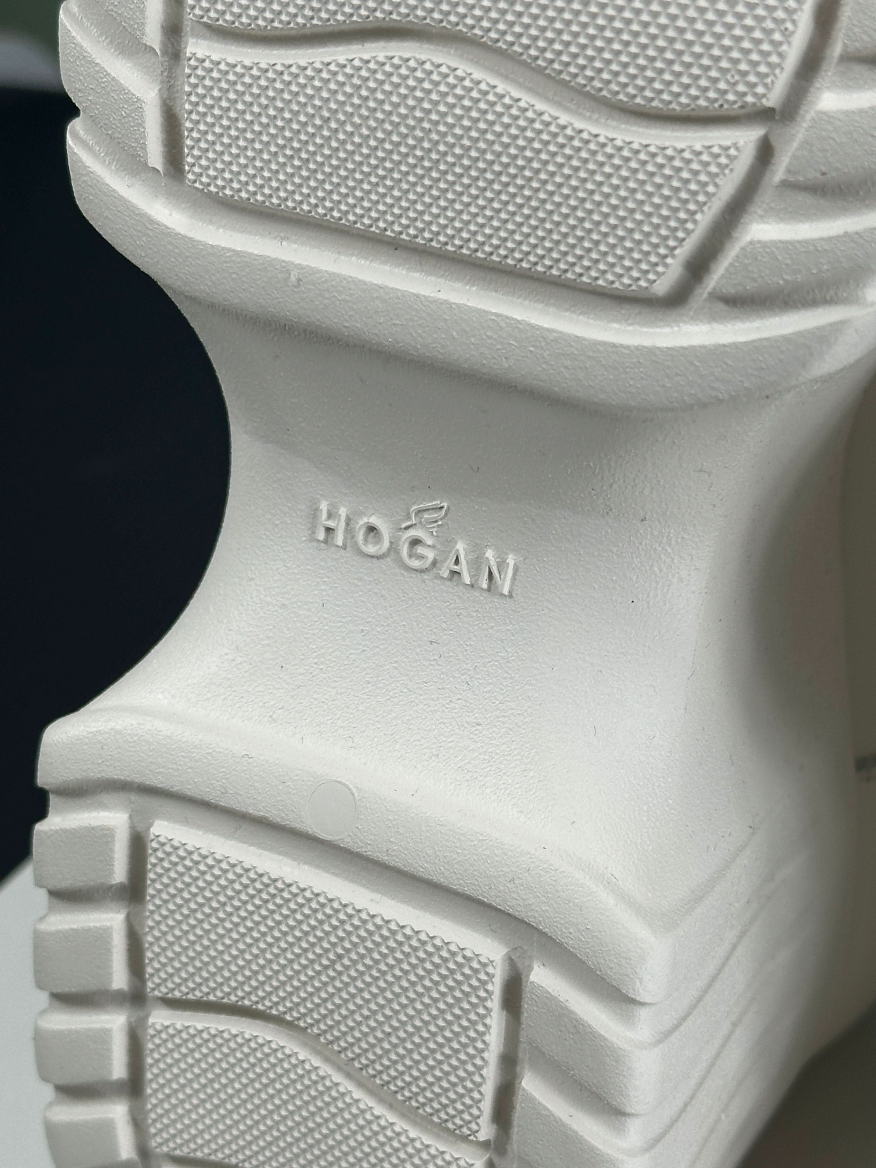 HOGAN Cream Ivory Leather Platfrom Loafers UK 4 EU 37 👠