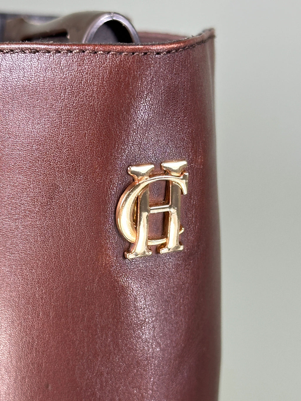 Holland Cooper Brown Astoria Leather Knee Boots - Rich Chocolate UK 7 EU 40 👠