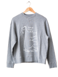 Sunspel X David Shrigley Grey  Polar Bear Sweatshirt UK XXS
