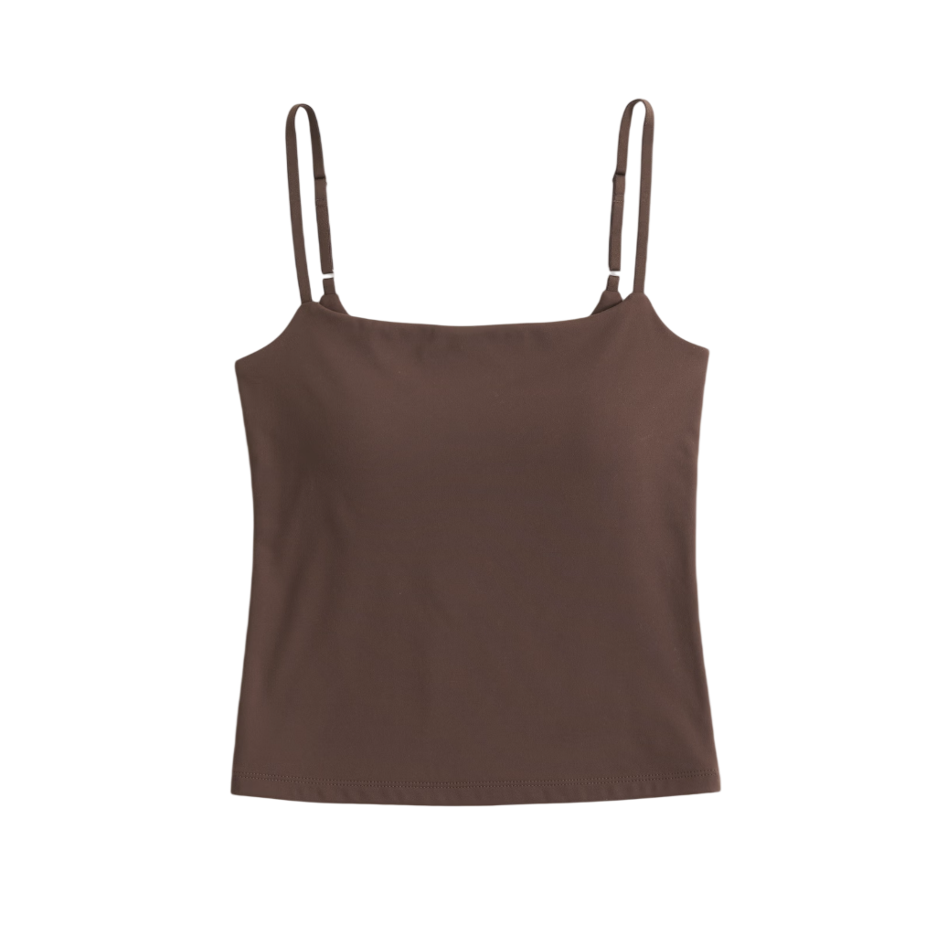 Abercrombie & Fitch Brown Smoothing Bra Free Collection Cami Top UK S