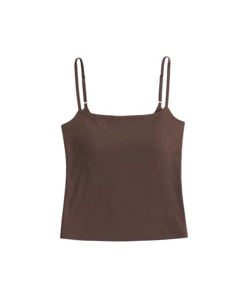 Abercrombie & Fitch Brown Smoothing Bra Free Collection Cami Top UK S