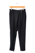 By Malene Birger Black Cigarette Wrap Trousers UK 6