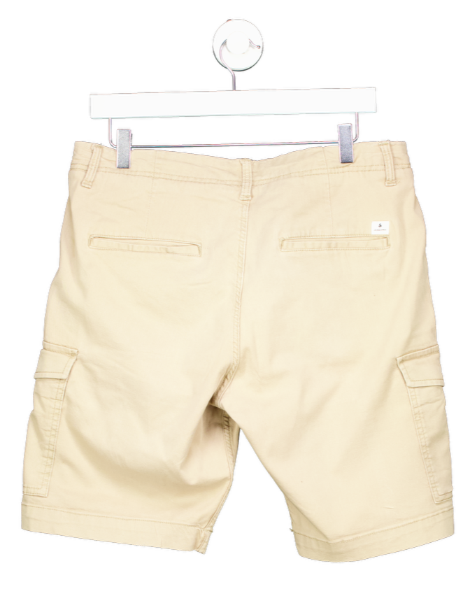 Jack & Jones Beige Cargo Shorts UK L