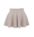 HOUSE OF CB Beige Fern Ribbed-knit Mini Skirt UK S